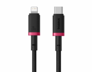 Baseus Dura Rychlonabíjecí kabel typu C pro iP 20 W 2 m černý, Červená