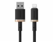 Baseus Dura Rychlonabíjecí kabel typu A na IP 2,4A černý, zlatý