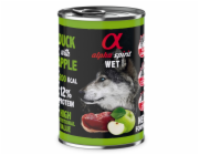 ALPHA SPIRIT WET Kachna s jablkem - mokré krmivo pro psy - 400g