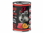 ALPHA SPIRIT WET Oksekod med melon - vadfoder til hunde -...