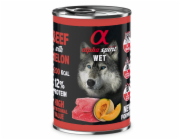 ALPHA SPIRIT WET Oksekod med melon - vadfoder til hunde - 400g