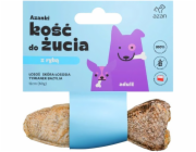 AZANKI Kost s lososem ve slupce lososa s tymiánem a bazalkou ve tvaru ryby - pochoutka pro psa - 12 cm