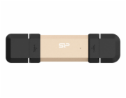 Silicon Power DS72 USB paměť 500 GB USB Type-A / USB Type-C 3.2 Gen 2 (3.1 Gen 2) Zlato