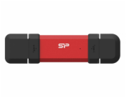 Silicon Power DS72 USB paměť 250 GB USB Type-A / USB Type-C 3.2 Gen 2 (3.1 Gen 2) Červená