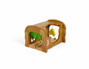 Bigjigs Rail Dřevěný tunel Příšerky