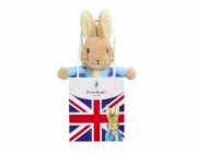 Rainbow Plyšový králíček Petr v tašce Union Jack