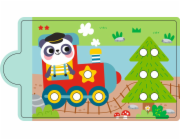 2Kids Toys Magnetická hra Třídění barev s dinosaurem