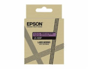 Epson LabelWorks LK-4UBP - Černá na fialkové - Role (1,2 cm x 8 m) 1 kazeta/y závěsný box - pásková kazeta - pro LabelWorks LW-C410, LW-C610