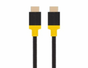 Tactical kabel HDMI 2,1, 8K, délka 2,1 m, černo-žlutá