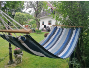 Greenmill HOUPACÍ SÍŤ S PŘÍČNOU TYČÍ 200 cm x 100 cm JLH004