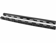 Lanberg Sada 2 ks organizérů 42U pro stojací skříně AK-1210-B