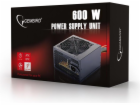 Gembird Zdroj ATX 80+Bronze 600W aktivní PFC, 12cm ventil...