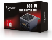 Gembird Zdroj ATX 80+Bronze 600W aktivní PFC, 12cm ventilátor
