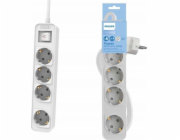 Philips Napájecí lišta 4 zásuvky 1,5m bílá