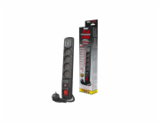 Acar Napájecí proužek F4 USB A+C 5M 4X 230V PD3.0 QC černý