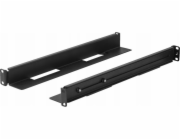 Lanberg Sada montážních lišt pro 19palcové rackové skříně, posuvné, 397x680 mm, černá