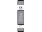 Savio Čtečka SD karet 3v1, USB-C + USB-A 2.0 + Micro USB,...