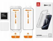 CRONG EasyShield Tempered Glass 2-Pack – iPhone 16 / iPhone 15 (2 kusy)