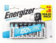 Energizer  Alkalické baterie LR6/AA blistr 8ks. ENERGIZER MAX PLUS