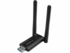 Qoltec Rychlý bezdrátový USB DUAL Wi-Fi adaptér 2 x 2dBi ...