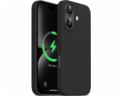 CRONG Magnetický barevný kryt iPhone 16 Plus MagSafe Case (černý)