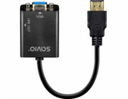Savio HDMI-VGA adaptér se zvukem AK-76