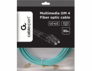 Gembird Multimode duplexní optický kabel OM4 50/125,LC/LC,30m