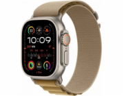 Apple Watch Ultra 2 GPS + Cellular, 49mm přírodní titanové pouzdro s béžovým alpským L páskem