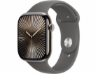 Apple Watch Series 10 GPS + Cellular, 46mm přírodní titan...