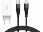 Savio 65W GaN LA-07 nástěnná nabíječka s Type-C-USB Type-...