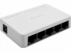 Qoltec SWITCH síťový přepínač 5 x RJ45 portů | 100 Mbps |...