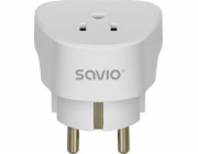 Savio Cestovní adaptér, US zásuvka, EU zástrčka AP-01