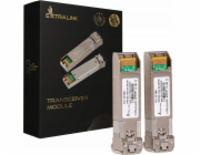 Extralink  Modul SFP28 25G 2-Pak 25 Gbps, LC/UPC Duplex, 1310nm, 10 km, single mode, DOM