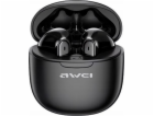 AWEI Sluchátka Bluetooth 5.3 T68 TWS ENC černá