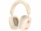 AWEI Béžová sluchátka Bluetooth do uší AT6
