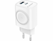 Gembird USB-A USB-C 20W nabíječka PowerDelivery Quick Charge 3.0, bílá