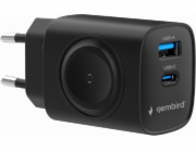 Gembird Nabíječka USB-A USB-C 20W PowerDelivery Quick Charge 3.0, černá