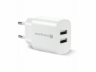 everActive 2X USB 2.4A 12W nástěnná nabíječka bílá