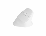 Natec Vertikální bezdrátová myš Crake 2 BT 5,2 + 2,4 GHz bílá