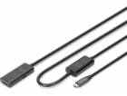 Digitus Aktivní USB-C - prodlužovací kabel USB-A, USB 3.2...