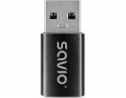 Savio USB-C 3.1 (F) - USB-A 3.1 (M) adaptér AK-81