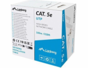 Lanberg LAN kabel UTP kat.5E 100M CU drát šedý CPR + náhodně prošel
