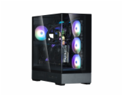 Zalman Pouzdro P40 Prism Mid-Tower Tvrzené sklo černé