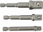 AWTools ADAPTÉRY HEX ZÁSUVEK 3ks. 1/4``-3/8``-1/2`` AW37903