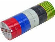 AWTools IZOLAČNÍ PÁSKA 19mm x 20m MIX /10ks.