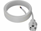 AWTools KABEL SE ZÁSTRČKOU 2m 3x1,0 BÍLÁ H05VV-F