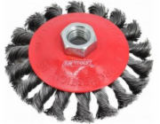 AWTools kroucený kónický kartáč 100mm M14 (AW55135)