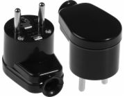 AWTools ANGLE PLUG 10ks. ČERNÁ WT-16.