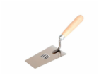 AWTools Nerezové trapézové hladítko 160mm dřevěná rukojeť...