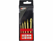 AWTools vrtačka SADA VRTÁKŮ NA SKLO A KERAMIKA 4-10MM 5ks. AW42710